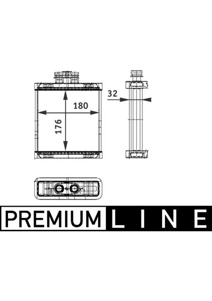 AH75000P Kalorifer Petegi 6Q0819031 6Q0819033 6Q0819093