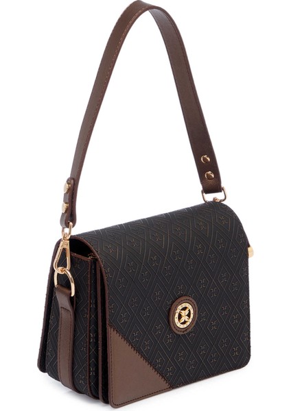Bronz Print Kadın Omuz Çantası - S1WPR0000807-R7P fiyatları