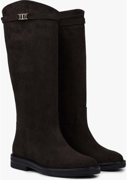 Kadın Valen Acı Kahve Süet Çizme