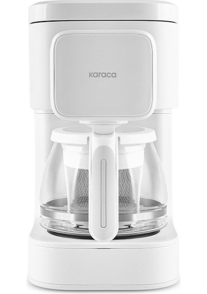 Just Coffee Aroma 2 In 1 Filtre Kahve ve Çay Demleme Makinesi Matte White