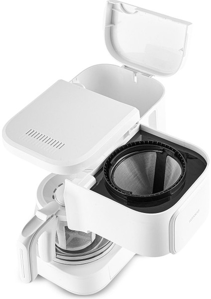 Just Coffee Aroma 2 In 1 Filtre Kahve ve Çay Demleme Makinesi Matte White fiyatları