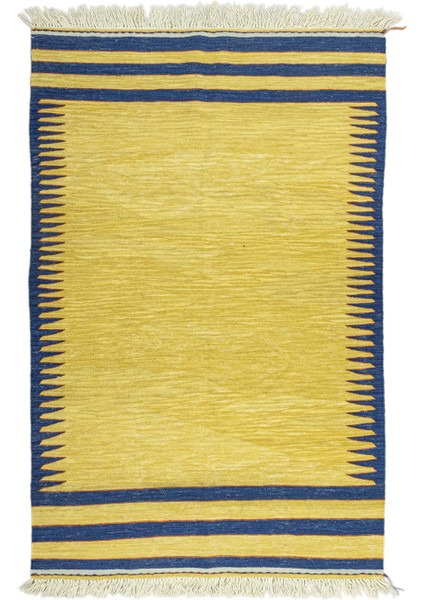 Norcis El Dokuma Sarı Kilim 109X168 cm