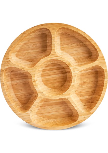 Bambu Lara 6 Bölmeli Yuvarlak Sunumluk 30 cm indirimleri