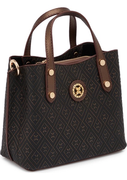 Bronz Print Kadın Omuz Çantası - S1WPR0000806-R7P fiyatları