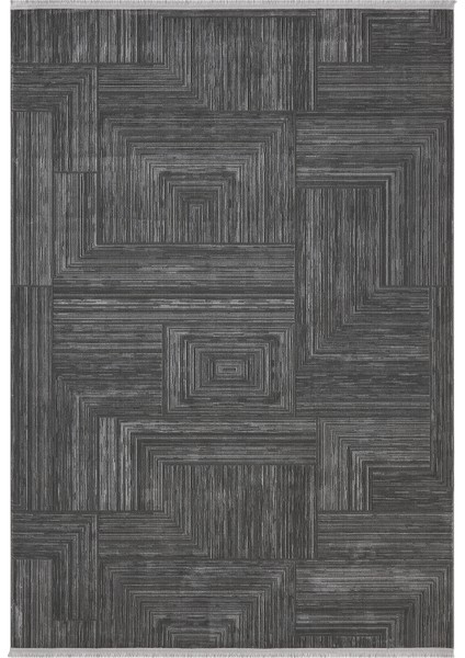 Gusto Antrasit Halı Salon Oturma Odası Çocuk Odası Yatak Odası Halısı 902