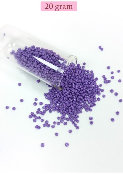 Dökme Cam Kum Boncuk (11/0) 2 mm - 4 Renk - Toplam 80 Gram - BNC403 fiyatları