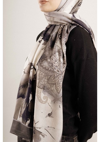 Desenli Pamuk İpek Şal Desen-1 fırsatları