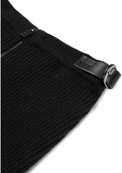 Çift Kemerli Triko Etek TW6250004057001