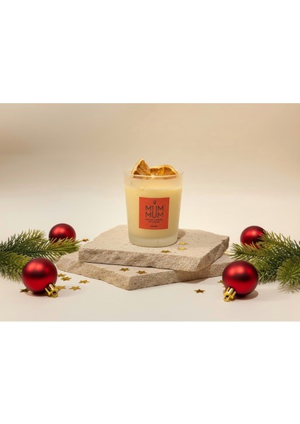 Portakal Kokulu 100 gr Doğal Soya Wax Mum