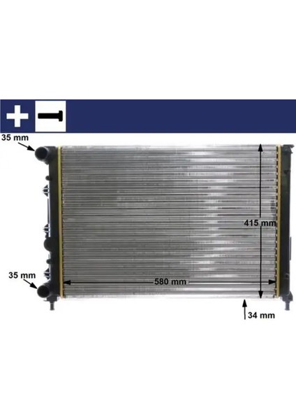 CR1411000S Motor Radyatoru 0046743394 46743394 51702463