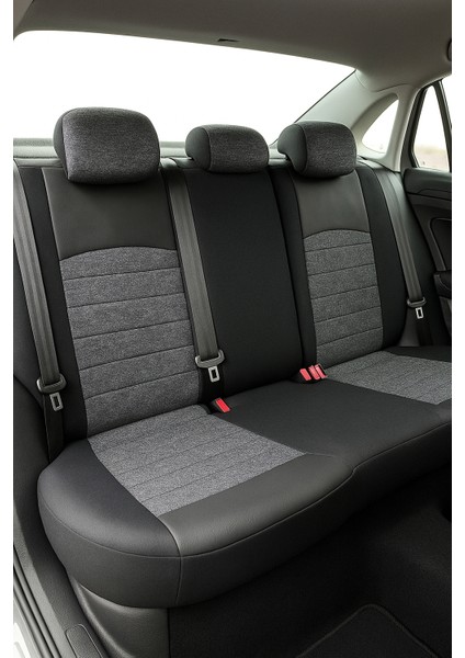 Skoda Fabia Hatchback 2007 Aracınıza Uyum Sağlayan Tam Takım Oto Koltuk Kılıfı - Keten Deri Detay - Zeus Model modelleri