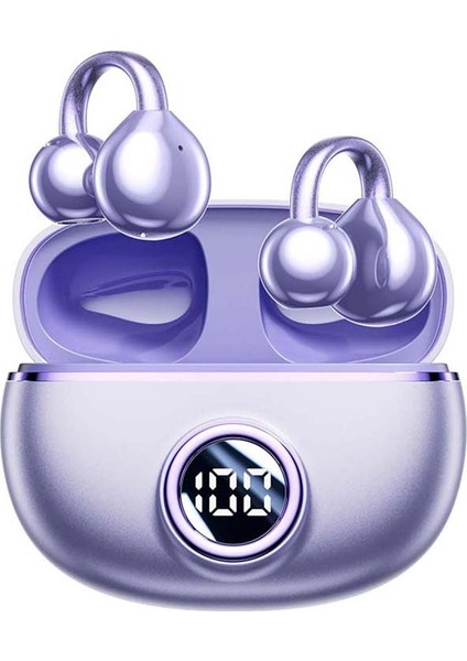 M97 Earclip Tws Aı Çeviri Kablosuz Bluetooth Kulaklıklar Clip-On Spor Kemik Iletme Kulaklıkları Yüksek Ses Kalitesi Kulaklık (Yurt Dışından)