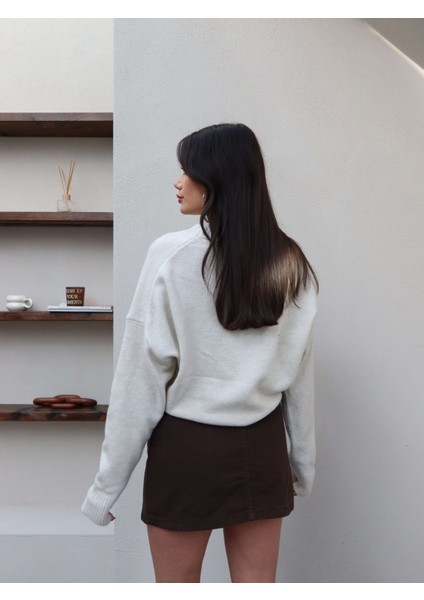 Kapak Cepli Denim Etek fırsatları