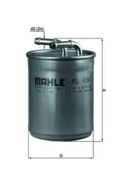 KL494 Yakit Filtresi 5Z0127401 6Q0127400F 6Q0127401F