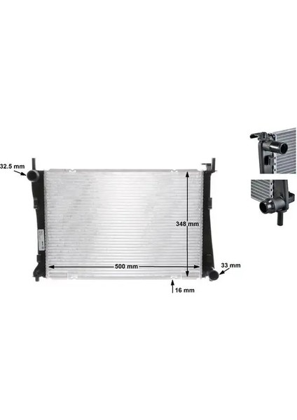 CR1355000S Motor Radyatoru 1141490 1214785 1222562