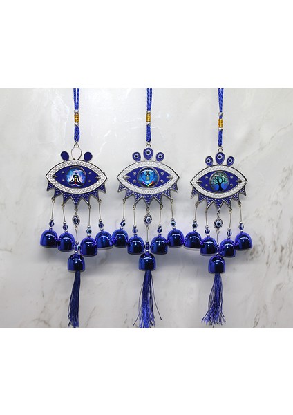 Seri D Nazar Boncuğu Çan Metal