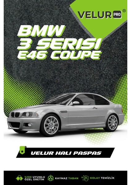 Bmw 3 Serisi E46 Coupe 1998 Araca Özel Halı Paspas Araba Halısı Oto Paspas modelleri