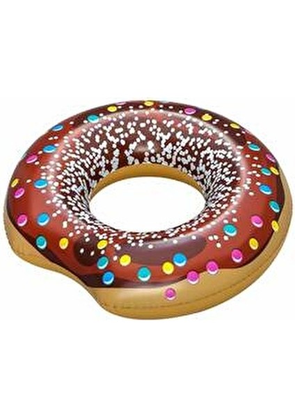 Donut Deniz ve Havuz Simidi Mavi Renkli Eğlenceli Tasarım 107 cm Çocuklar İçin