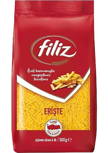 Erişte Makarna 500 gr x 3 Adet modelleri