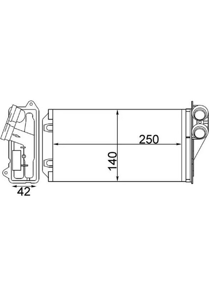 AH245000S Kalorifer Petegi 6448K9