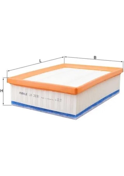 LX2031 Hava Filtresi PHB500320 PHE500060 VP7H1U9601AB