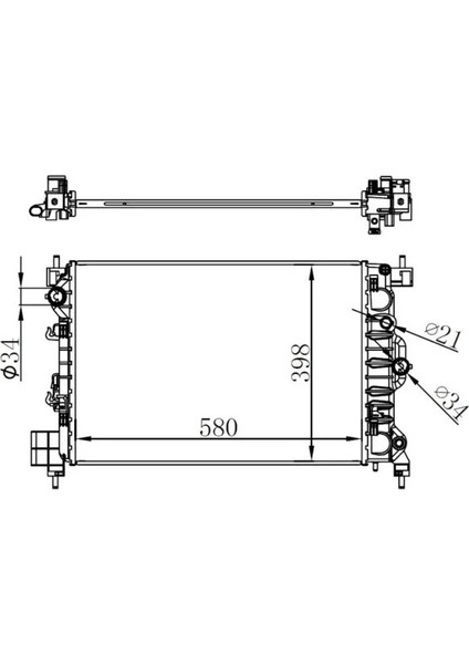 BOP527016 Motor Radyatoru 95316030 95460095 95460096