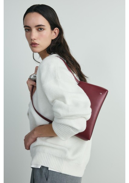 Bordo Ivy Deri Çanta modelleri