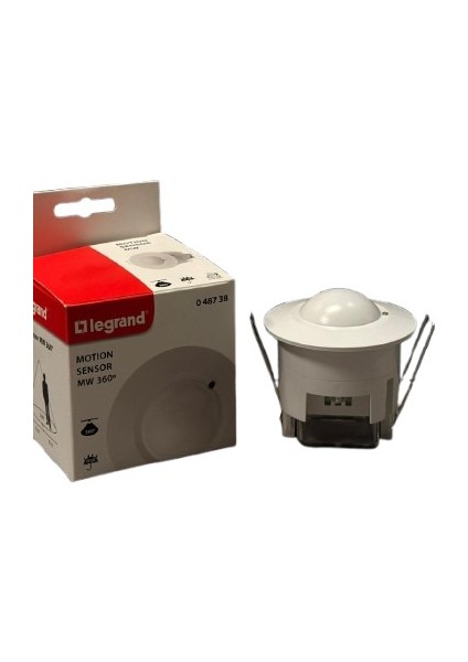 360° pır hareket sensörü sıva altı 048738
