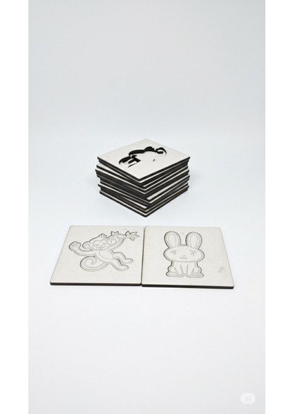 Montessori Ahşap Hayvan Şablon Seti 15 Adet - Okul Öncesi Zeka Geliştirici Aktivite modelleri