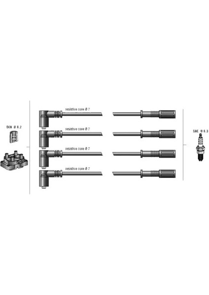 7674 Buji Kablosu 46427497