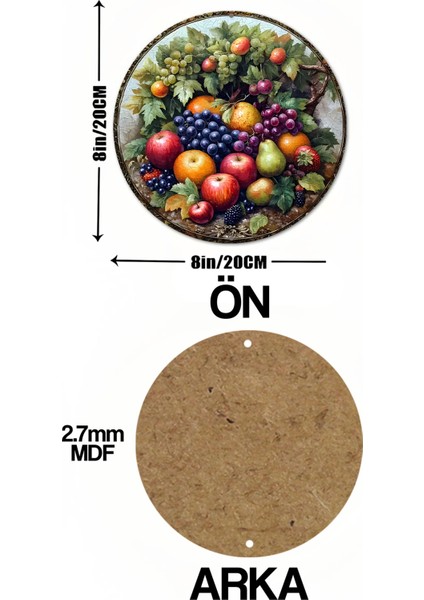 Bereketli Bir Hasat Mevsimini Evinizin Duvarlarına Yansıtın! Ahşap Duvar Süsü DT100 indirimleri