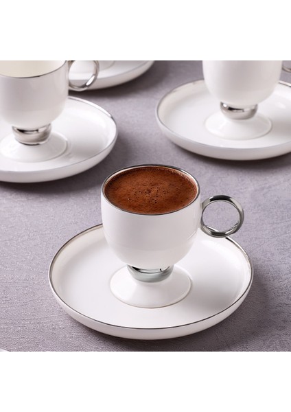 Margaux Platin 6 Kişilik Kahve Fincan Takımı fiyatları