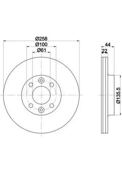50405 Fren Diski On 402063149R (2 Adet Fiyatıdır)