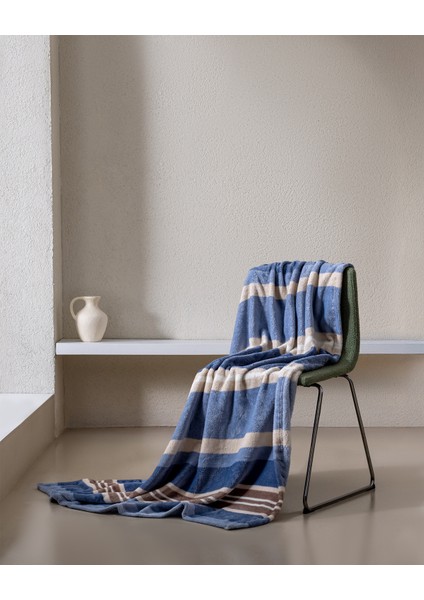 Mozel Welsoft Baskılı Tv Battaniye - Mavi/bej