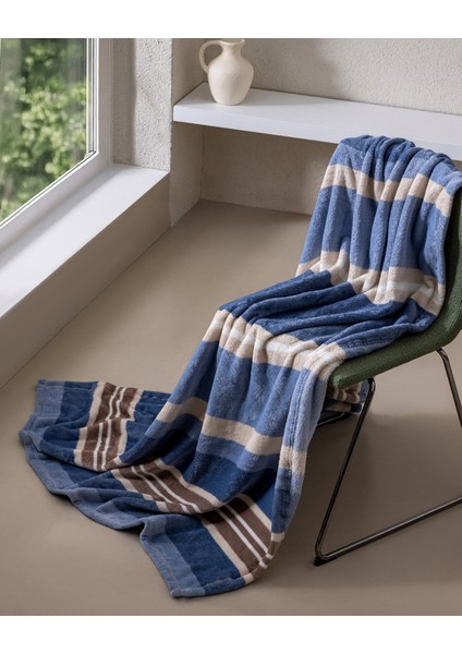 Mozel Welsoft Baskılı Tv Battaniye - Mavi/bej fiyatları