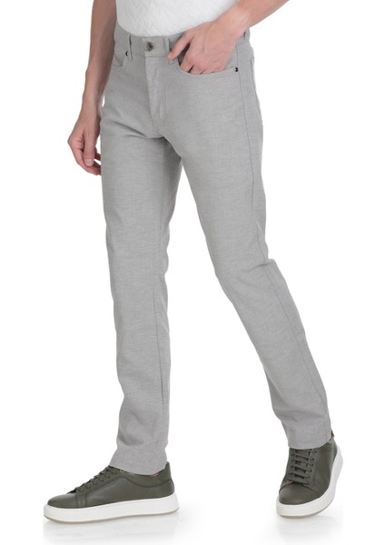 Vizon Regular Fit Pamuklu 5 Cep Kanvas Pantolon