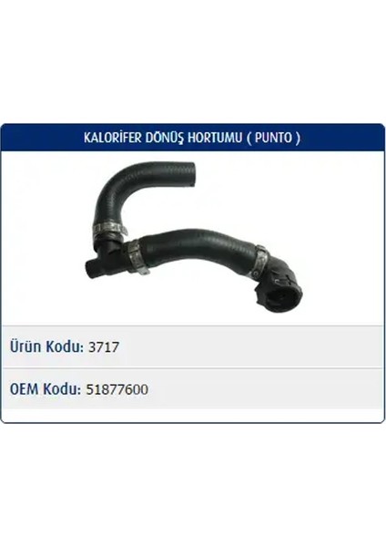 M3717 Kalorifer Hortumu 51877600