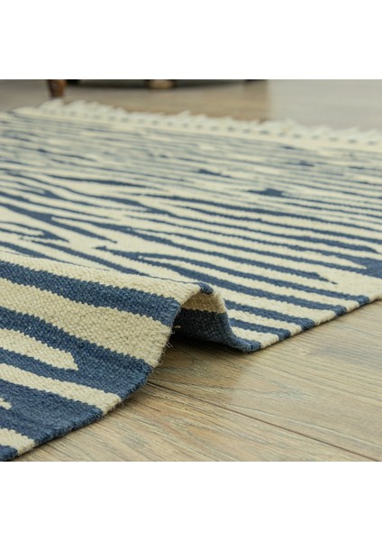 Zeta Zebra Desenli El Dokuma Kilim 111X176 cm indirimleri