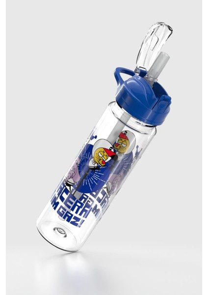 Falcon Kral Şakir Desenli 630 ml Pipetli Tritan Çocuk Matara 222031 Mavi fiyatları