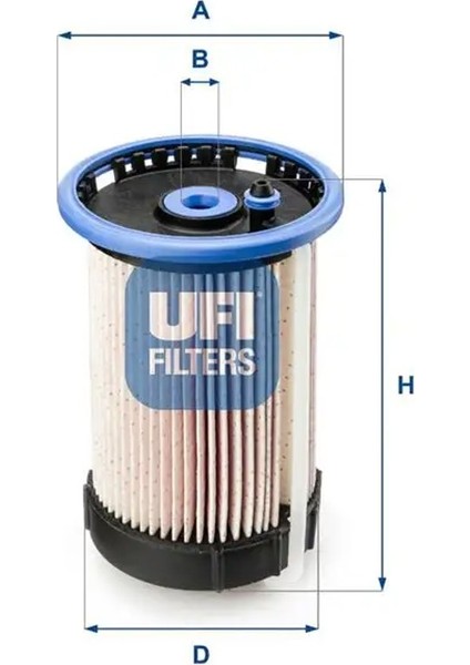 2603200 Yakit Filtresi 7N0127177A 7N0127177C