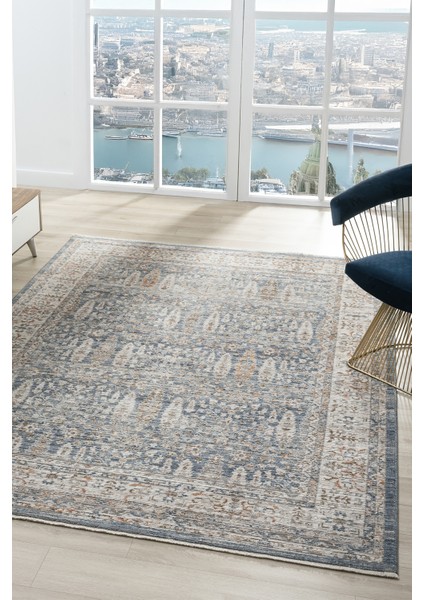 Peru Mavi Halı Salon Oturma Odası Çocuk Odası Yatak Odası Halısı 10207 fiyatları