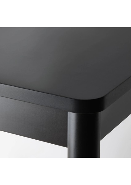 Rönnınge Bar Masası Siyah 2 Kişilik 75 x 75 cm