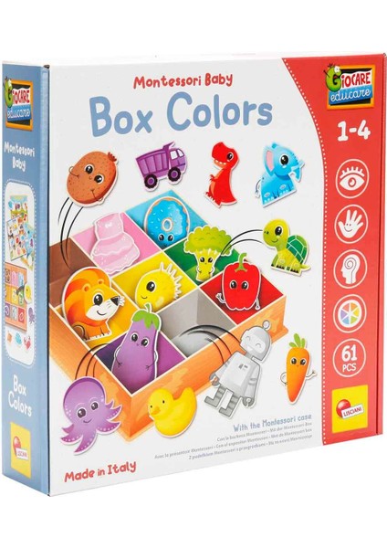 Montessori Baby Box Colors Kutu Oyunu 61 Parça