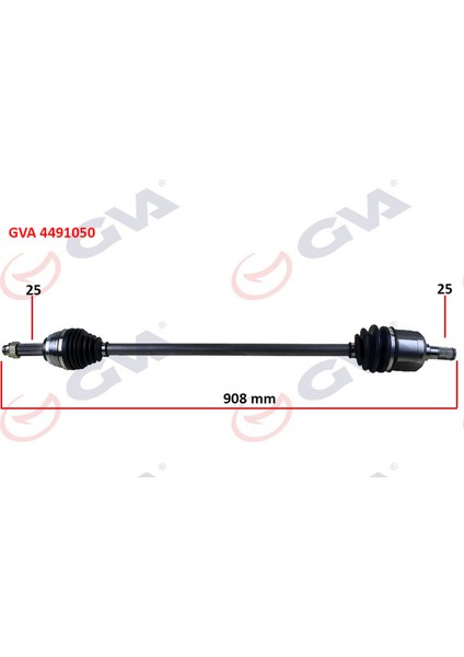 Depomix Komple Aks Sağ Accent Admire 1.3-1.5d 03-06 Abs Li 29DİŞ 908MM