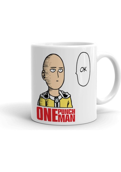 One Punch Man Anime Porselen Seramik Kupa Bardak