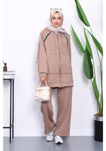 Vizon Fermuarlı Tunik Pantolonlu Modal Takım fiyatları