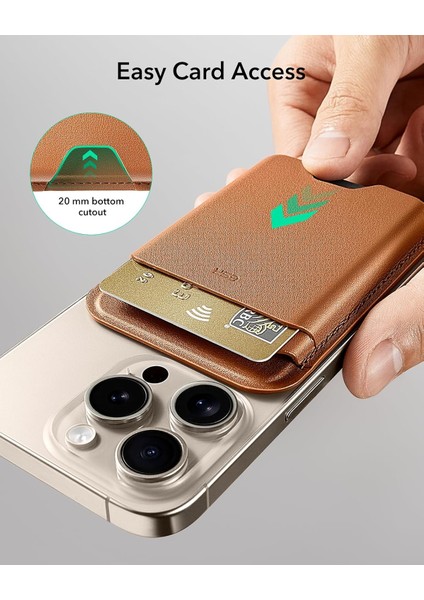Halolock Wallet Boost Magsafe 5 Kart Tutuşlu Rfıd Blocking Korumalı Deri Kartlık modelleri
