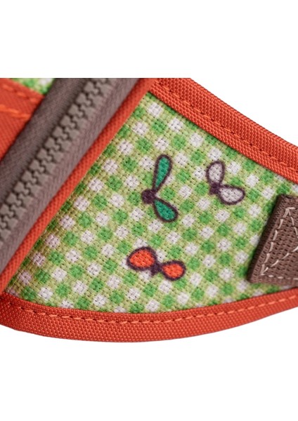 Turuncu Kurbağa Desenli Kanvas Unisex Göğüs ve Bel Çantası fırsatları