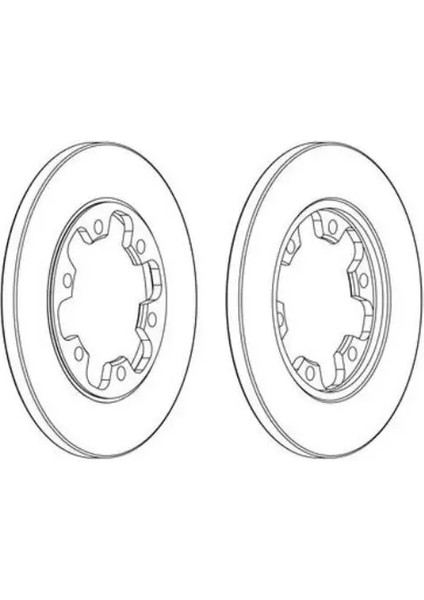 50515 Arka Fren Diski BK312A315BD (2 Adet Fiyatıdır)