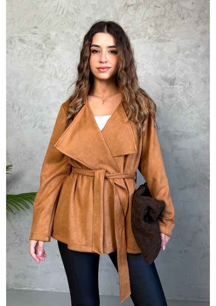 Kadın Skuba Süet Ceket 2726